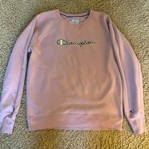 Champion Light Pink Crewneck